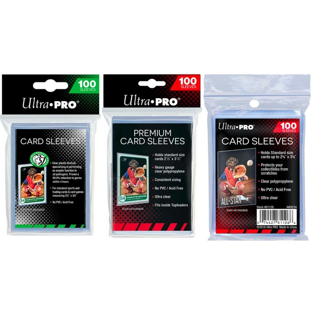 1000 Ultra Pro Soft Sleeves MTG Magic Pokemon, Match Attax 10 Packs Kartenhüllen - Foto 11