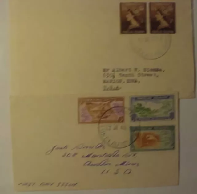 Tokelau Fdc 1948 ,1953 , 1956