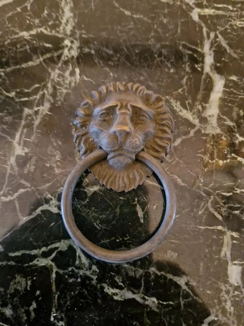Poignée De Bride Ancienne - Ronde Argent Alpaga, Vis Chicago 1/2" - Mexique