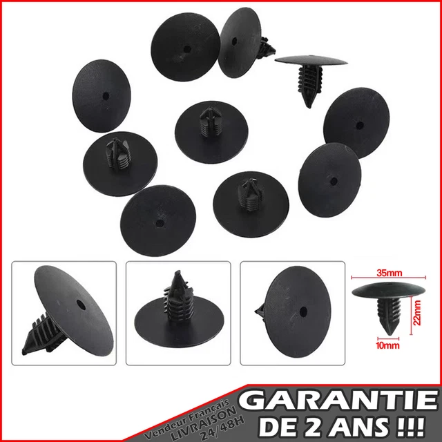 10X VVO® AGRAFES de pare-boue aile avant pour certains Toyota Yaris EUR