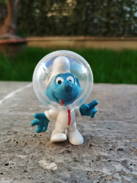 Puffi smurf schlumpf peyo 20003 puffo astronauta ASTRO Moon zip rossa