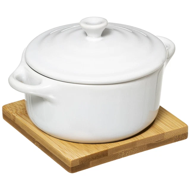 Piccolo Piatto da Forno con Coperchio, Ø 10 CM
