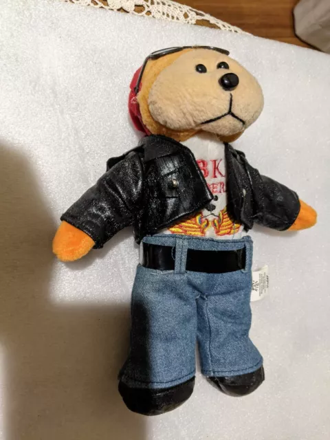 BK Beanie Kids HARLEY RIDERS 'Bad to the Bean' SOFT TOY Motorbike Bikey Bikee