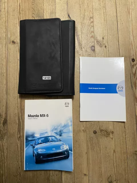 05-09 MAZDA MX5 OWNERS HANDBOOK MANUAL AND WALLET Print 2005 Ref14165