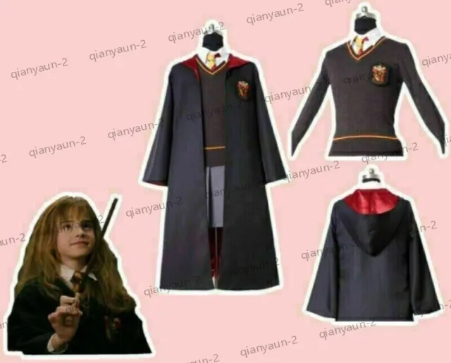 Neu Mädchen Erwachsene Harry Potter Hermine Granger Gryffindor Uniform Cosplay