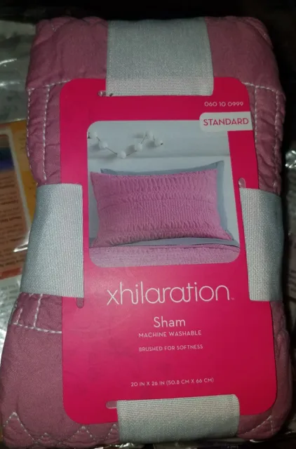 Xhilaration Standard Pillow Sham Pink Mauve 20 x 26 [New]