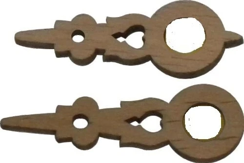 100 Pezzi Numeri Arabi In Legno Naturale Per Orologi Fai Da Te - Kit Decorative Per Sostituzione Quadranti, Artigianato E Bricolage - Dimensioni 3x3 Cm - Non Verniciati - 2