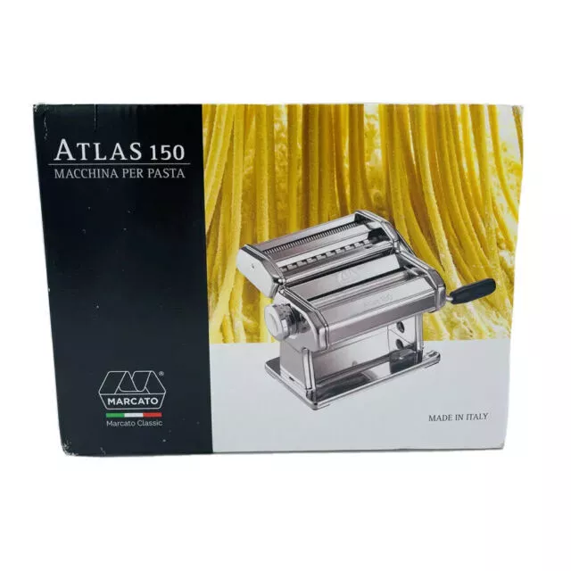 Marcato Atlas 150 Pasta Machine  Sky Chrome Brand new never used open box