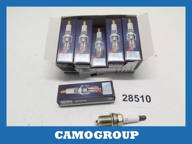 10 Pezzi Pieces Candela Accensione Spark Plug Beru Fiat Qubo Peugeot 106 205