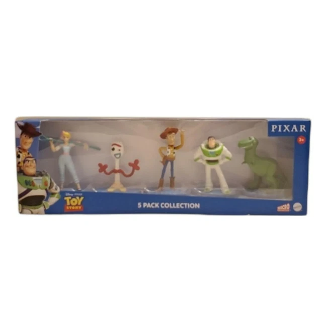 TOY STORY 4 Mini Figures Collector 5pack Disney Pixar Woody Buzz Forky