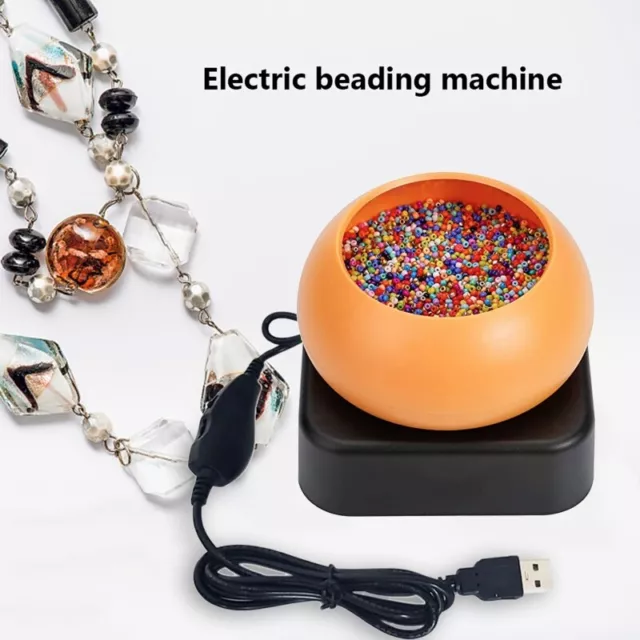 Electric Beading Machine Automatic Bead Spinner Bowl Bead Loader Beading Spinner