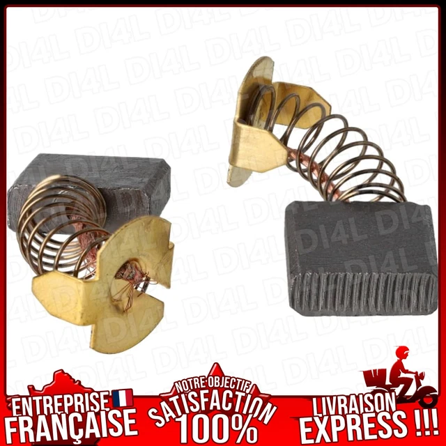 Lot De 2 Charbons Moteur électrique PIRABADI – Compatible CB203 KP312 5143R