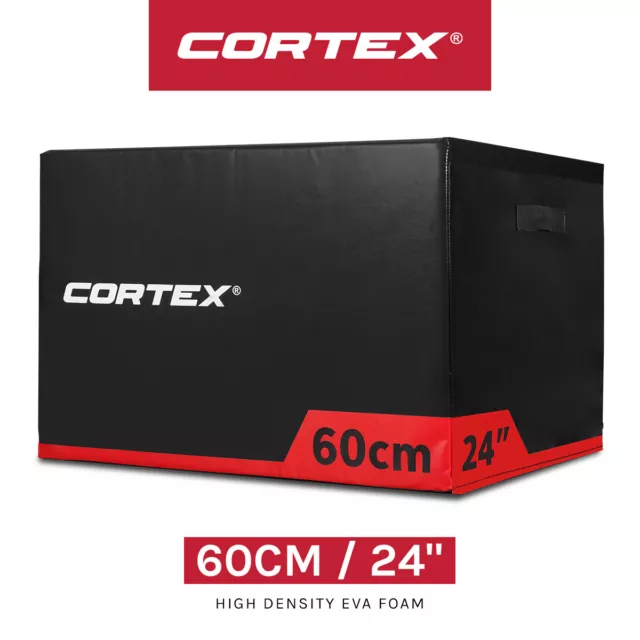 CORTEX Soft Plyo 60cm 24" Plyometrics Box Stacking Modular Jump Crossfit Fitness