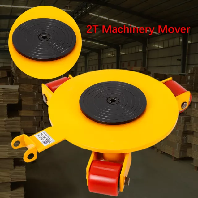 Macchine per carichi pesanti 2T mover Dolly Skate scooter mosso rotazione 360° 4400 libbre
