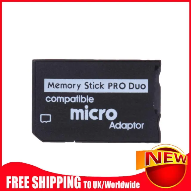 TF To MS Card Memory Card Adapter Plug and Play Card Reader Adapter for Pro Duo
