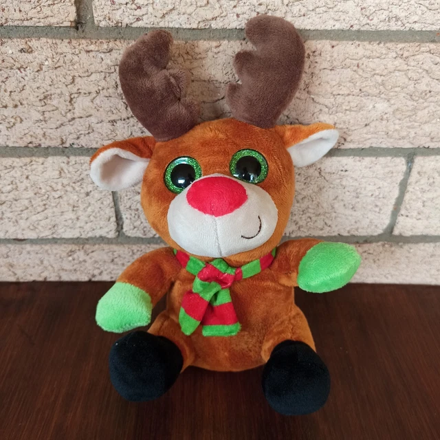 Rudolph the red nosed reindeer plush toy hot sale