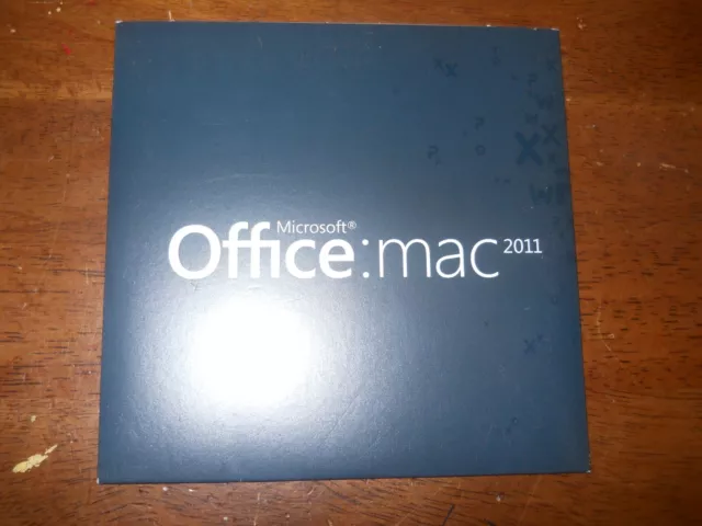 Microsoft Office Mac 2011 CD With CD Key