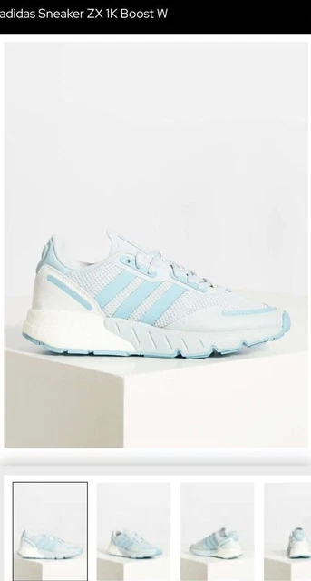 Adidas Sneakers Sportschuhe  Blau -Weiß/Grau Gr.36 -36 1/3