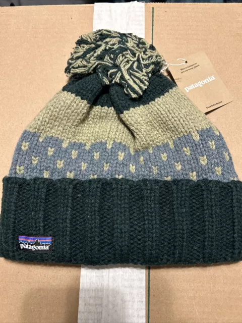 Patagonia ❄️ Women's Snowbelle Beanie Ridge/Northern Green One Size