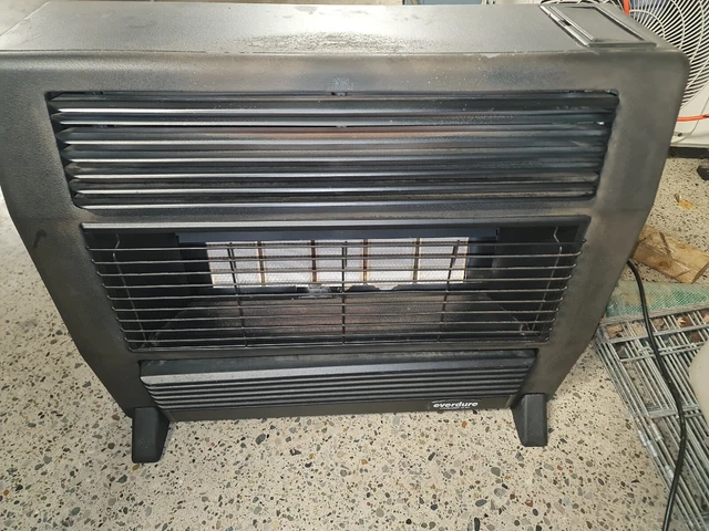 EVERDURE BRIGADIER NATURAL Gas Heater - 7 Burner - Fan Forced - Used  $150.00 - PicClick AU