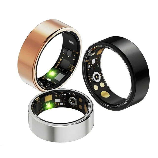 Smart Ring SR08 - Bague Connectée Santé Fitness, Cardio Sommeil IP68, Pour Android IOS
