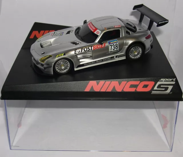 Ninco C55050 Slot Car Mercedes SLS GT3 #738 Postbrief Only IN Sets MB