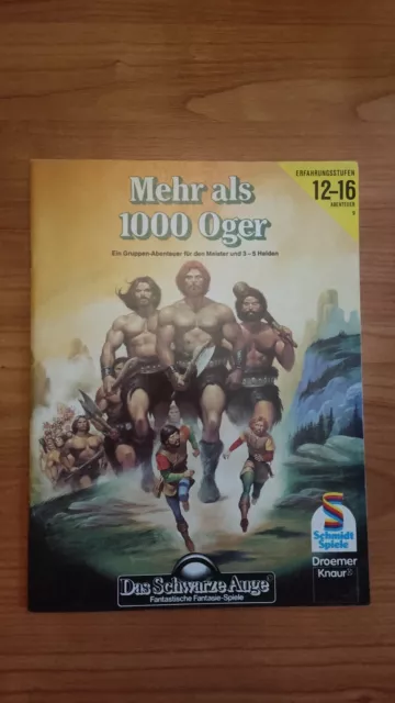 Mehr Als 1000 Oger  Dsa Das Schwarze Auge Sehr Gut Erhalten Original