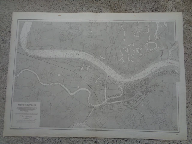 CARTE MARINE / Port de Haïphong   Indochine  1939-1993