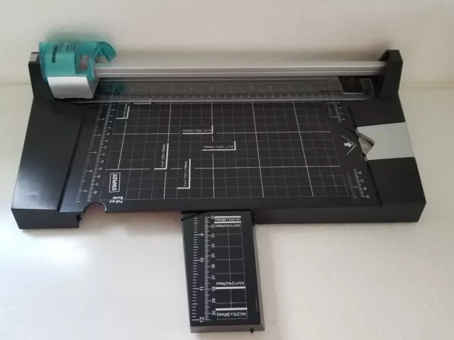Staples 12" Manual Plastic Paper Cutter w/Slide Cutter