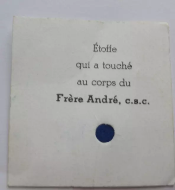 2416/9   Old Reliquaire ..Frere Andre,C.s.c.  (8)