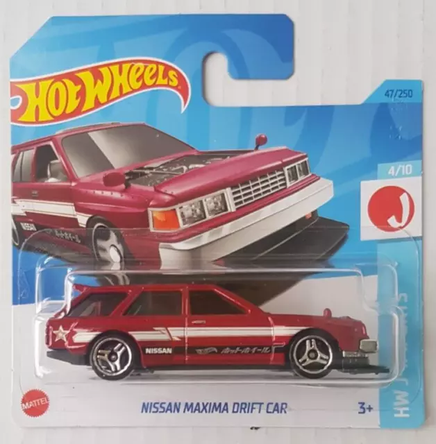 Hot Wheels Nissan Maxima Drift Car dark Red Colour HW 