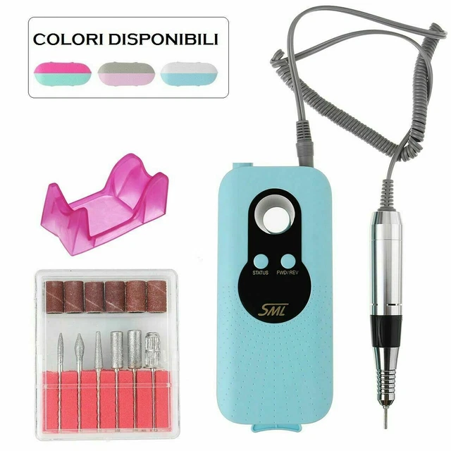 Trapano Elettrico Per Unghie, Trapano Manicure,Kit Per Trapano Per - Foto 6