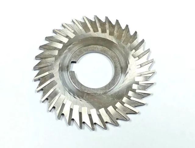 3" x .125" x 1" HSS Straight Tooth Slotting Saw MF443024