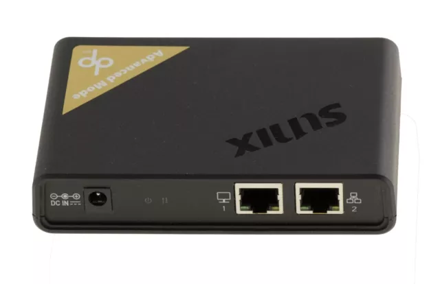 Convertisseur Ethernet RJ45 TCP/IP vers Série RS232 2 PORTS COM RS-232 DB9 SUNIX 2