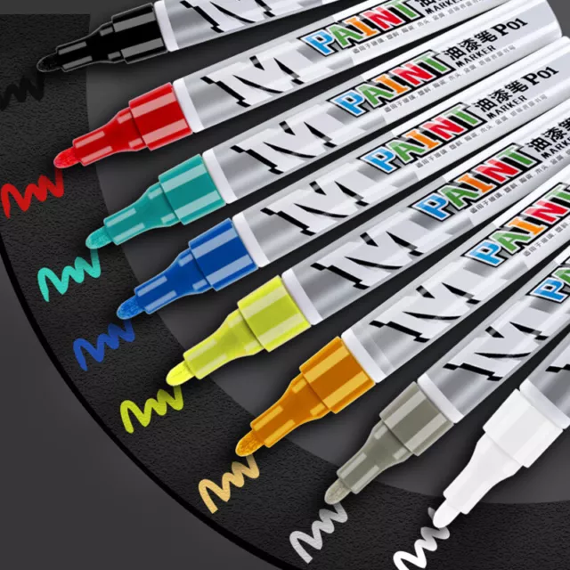 Fournitures De Peinture Stylo En Métal Stylo Marqueur De Peinture Permanent #