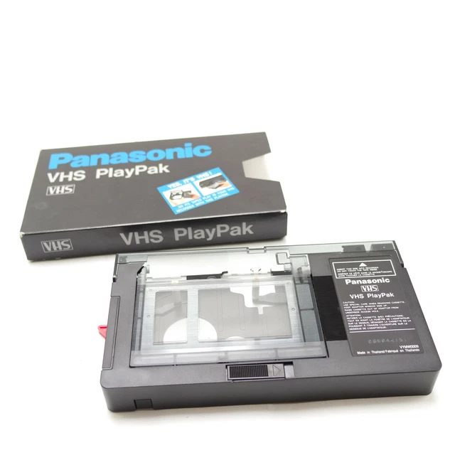 PANASONIC VHS PLAYPAK VHSC to VHS Motorized Adapter Converter Video