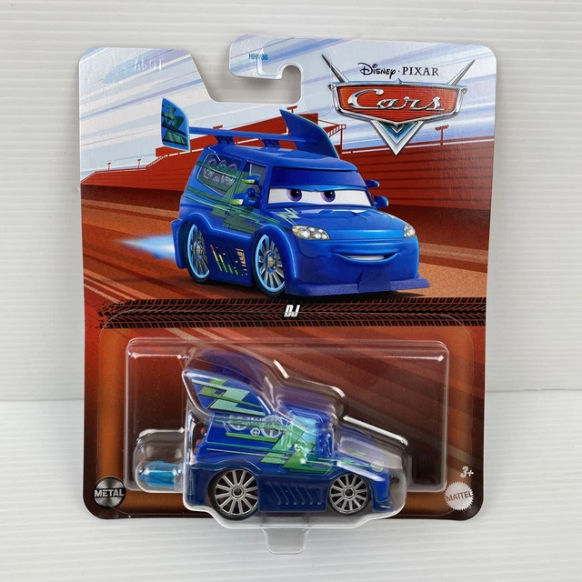 DISNEY PIXAR CARS DJ With Flames Diecast 2024 On The Road Tuners Mattel