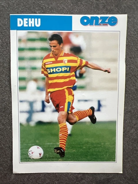 CARD WAGNEAU ELOI RC LENS SANG ET OR ROOKIE ONZE MONDIAL 1999