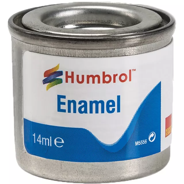 Humbrol Enamel Paint Metallic Finish 14ml Tin for Model Kits Choice of Colours