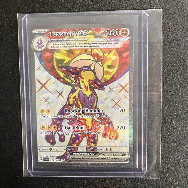 POKEMON PARADOX RIFT - TOXTRICITY EX - ULTRA RARE - 227/182 - NM/M EUR ...