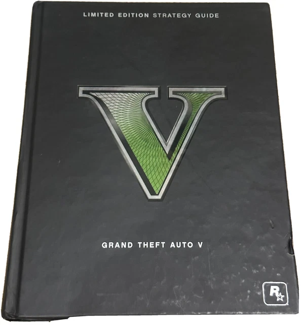 GRAND THEFT AUTO V Limited Edition Strategy Guide Book GTA 5 HC Video