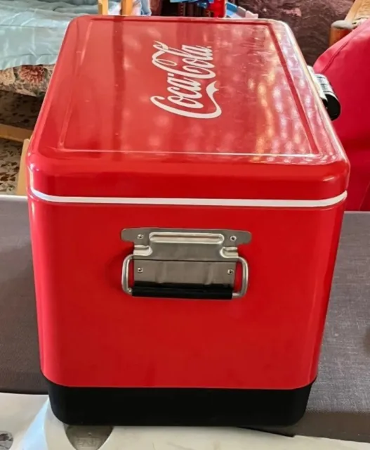 Ghiacciaia portatile Coca Cola Vintage Stile Anni 50 60 3