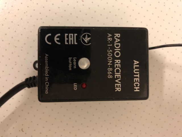 Receptor de radio alutech ar-1-500N-868
