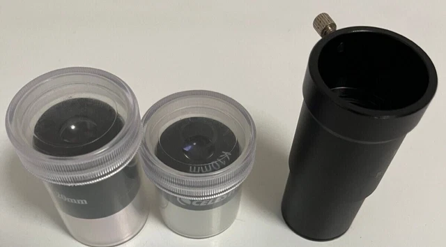 Lentes telescópicas Celestron 20 mm y 10 mm de 1,25" - NUEVAS