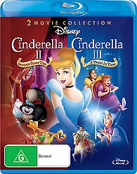 Disney Cinderella 2 & 3,  2 Movie Blu-Ray Collection New & sealed