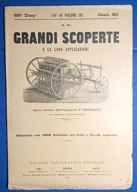 LAVORAZIONE DEL TERRENO da LE GRANDI SCOPERTE-RIVISTA N.55 DEL 1887-12024