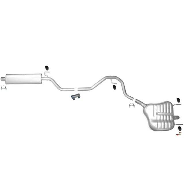 pour Opel Vectra C 1,6 1,8 Gts komplette Auspuffanlage Auspuff Anbausatz neu a*