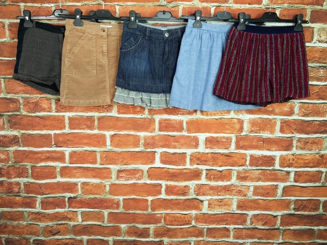 Girls Bundle Age 8-9 Years Zara M&S H&M Skirts Shorts Set Party Denim Cord 134Cm