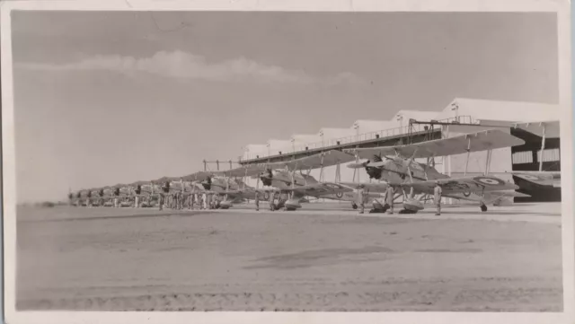 Vickers Vincent Line Up Khartoum Sudan Vintage Original Vintage Press Photo Raf