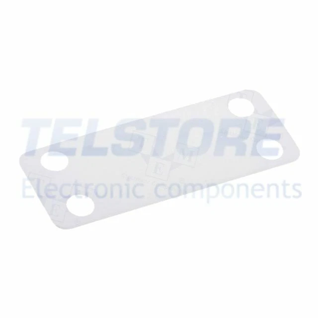 10pcs  151-42229 Etichetta plastica bianco -40÷85°C UL94V-2 L 19mm 151-42229 .